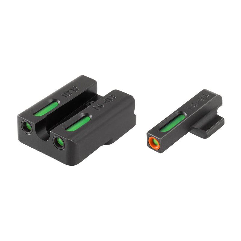 TRUGLO TFX Pro Night Sight Black Tritium Fiber Optic HK45C