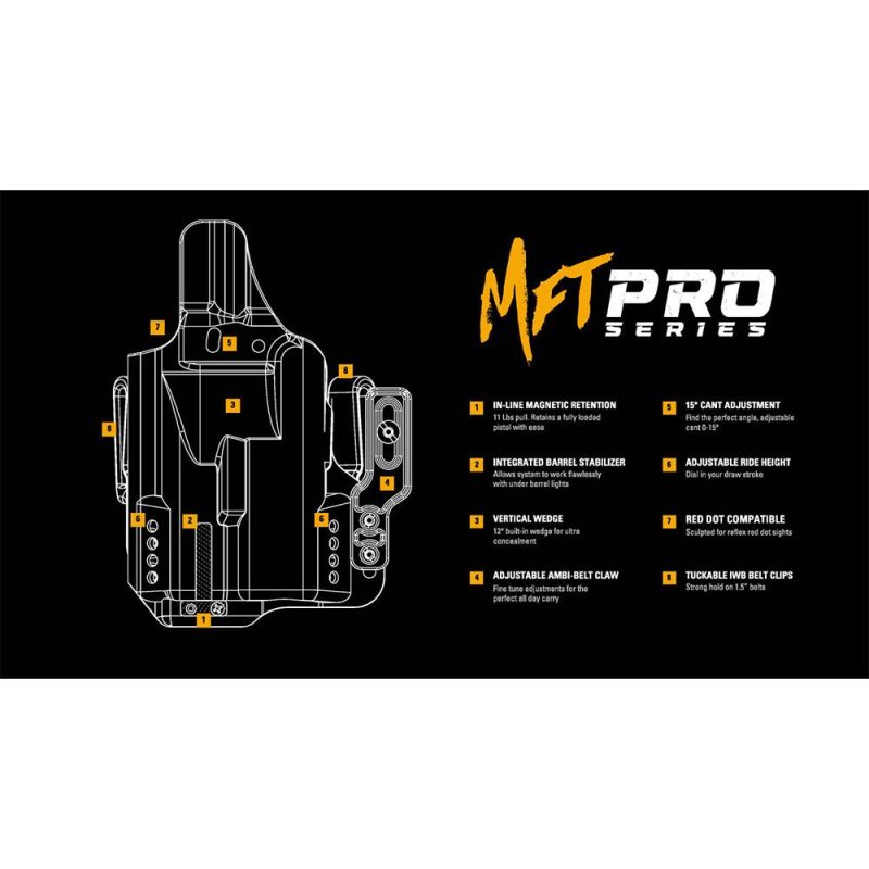 Mission First Tactical Pro Holster Inside Waistband Concealment