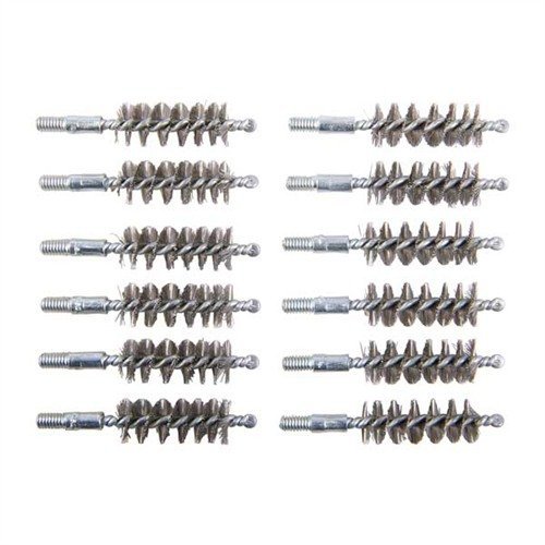 Brownells Standard Line Brush 10mm/.40/.41 Cal SS Handgun 12 Pack