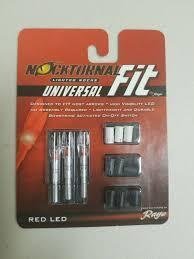 Nockturnal FIT Red Lighted Nock - Universal Size, X Arrow Shaft, 20+ Hour Battery Life
