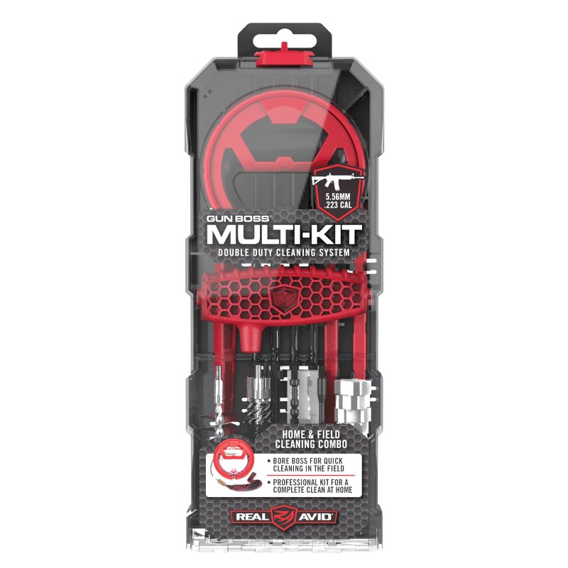 Real Avid AVGBMK223 Gun Boss Multi-Kit .223/5.56 Caliber Cleaning Kit