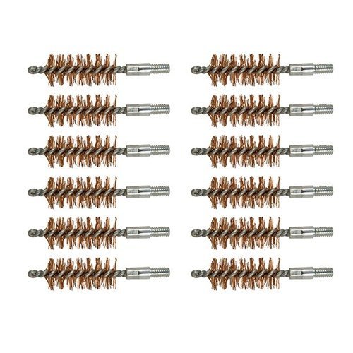 Brownells Double-Tuff Bronze Pistol Brush 475-480 Caliber 12 Pack