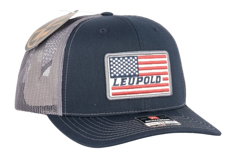 LEU 186790 HI FLAG NVY/GRY TRUCKER