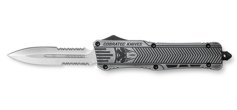 CobraTec Knives CTK-1 Large OTF 3.75 In D2 Steel Dagger Knife