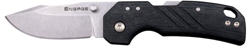 Cold Steel CSFL25DPLC Engage 2.5" Clip Point Stonewashed 4116 SS Blade