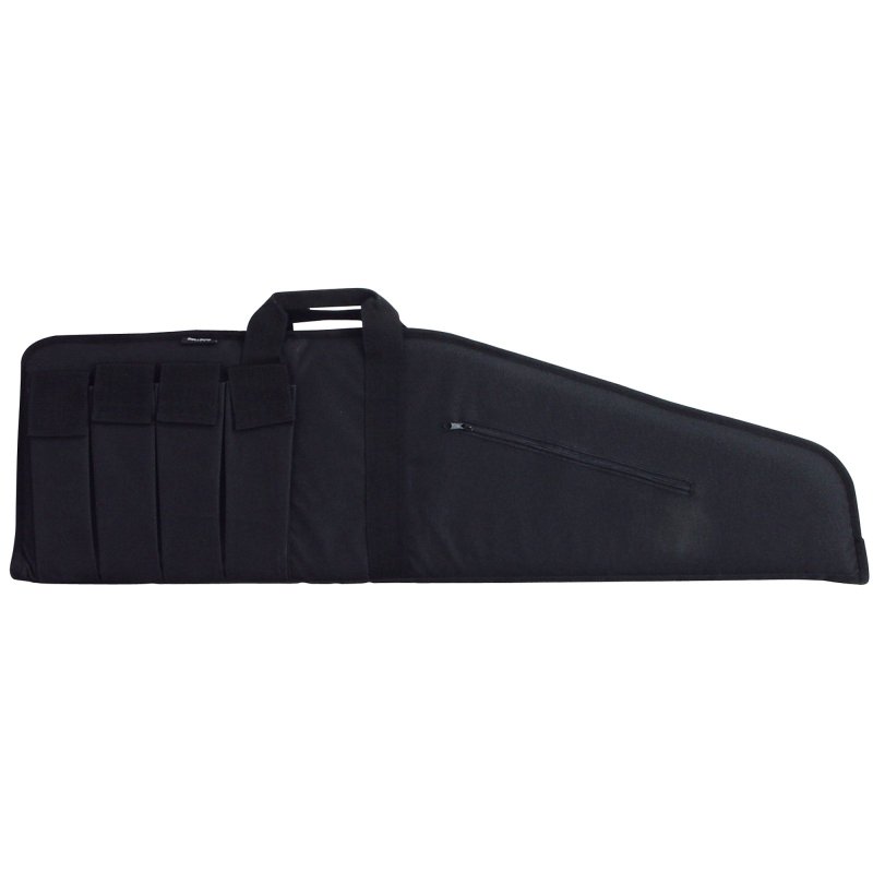 Bulldog BD420 Tactical Rifle Case 45 In Black Water-Resistant Nylon
