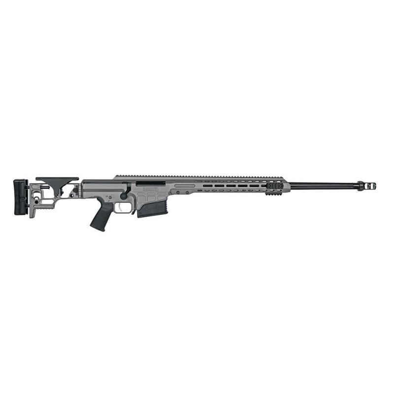 Barrett MRAD Folding Stock Rifle .338 Norma Magnum 10rd Magazine(2) 26" Fluted Barrel Tungsten Grey Finish