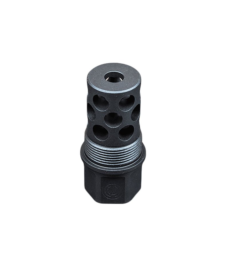 SilencerCo AC5232 Compact Radial Brake 30 Caliber Matte Black 1/2x28