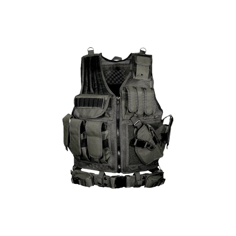 Leapers UTG 547 Law Enforcement Tactical Vest Black PVC-V547BT