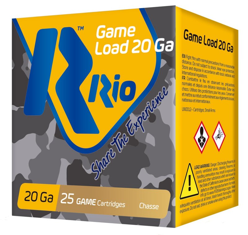 Rio Ammunition RC208 20 Gauge 2.75 In 1oz #8 1250fps 25/Box
