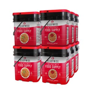 1440 Serving Package - 240 lbs - Includes: 6 - 120 Serving Entree Buckets and 6 - 120 Serving Breakfast Buckets
