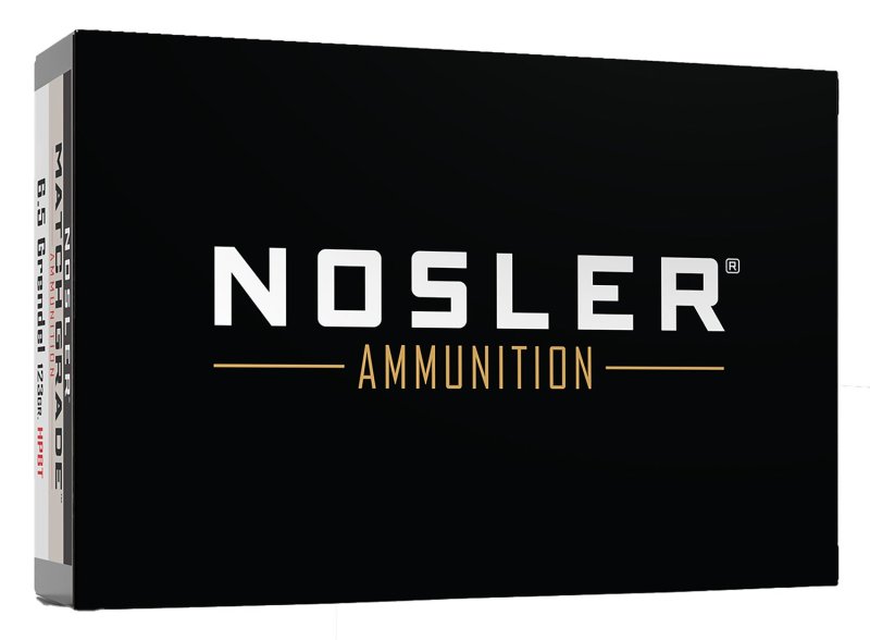 Nosler 44501 Match Grade 6.5 Grendel 123 Grain Hollow Point Boat Tail