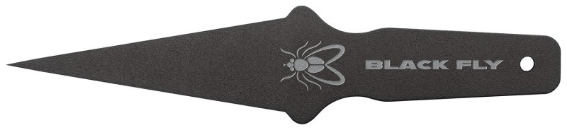 Cold Steel CS80STMA Black Fly Thrower 1055 Carbon Steel Fixed Blade