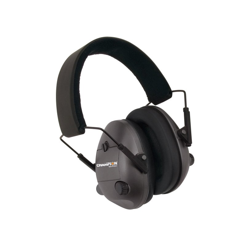 Champion Targets 40974 Electronic Muffs 25 dB Black Adult