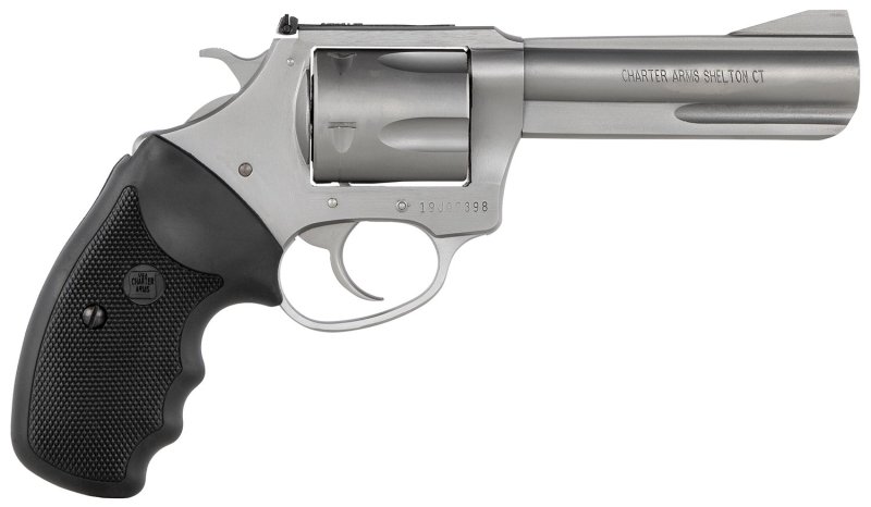 Charter Arms 79942 Pitbull Large 9MM Luger 5 Shot 4.20" Matte Stainless