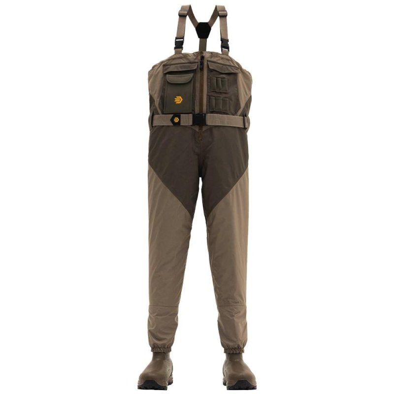 Lacrosse 725366-08 Alpha Agility Waders Brown 1600G Size 8 Waterproof