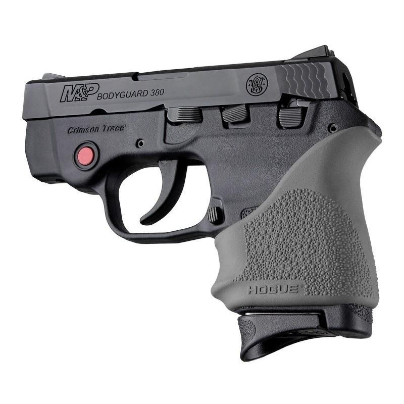 Hogue 18502 .380 HandAll Beavertail Grip Sleeve Slate Grey for Bodyguard