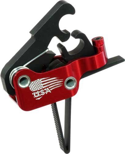 Elftmann Tactical MATCH-S AR-15 Drop-In Trigger Black/Red 2.75-4 lbs