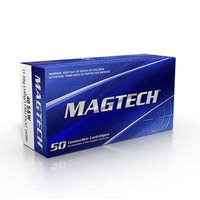 Magtech 40B Range/Training 40S&W 180gr Full Metal Jacket Flat Nose 50...