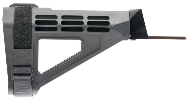 SB-Tactical SBM47-01-SB AK47 Brace: Black Stabilizing Pistol Adapter