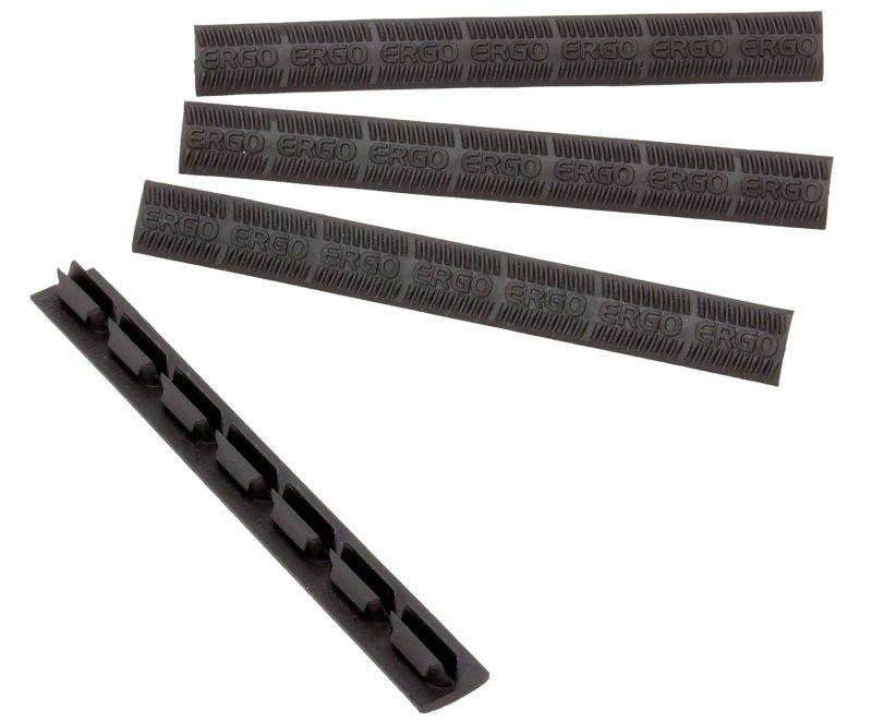 Ergo Grip WedgeLok M-LOK Slot Cover Black Rubber 4-Pack 4332BK