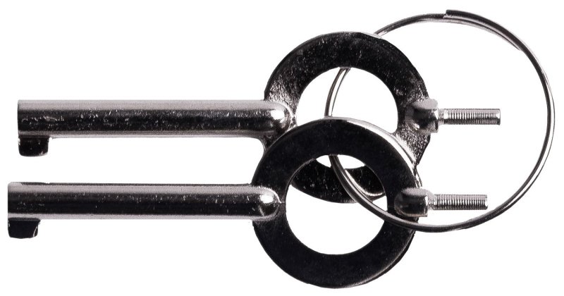 Camp Chef UZIKEYPAIR Handcuff Key Set Silver 2 Pack 734 2 PERSON