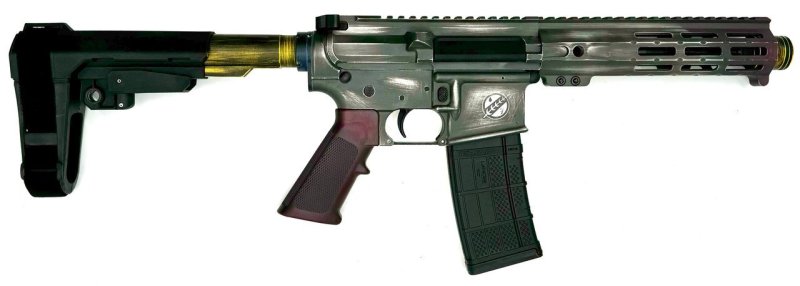 Zeus Arms Aether 5.56 30Rd 7.5in SBA3 Tactical Pistol