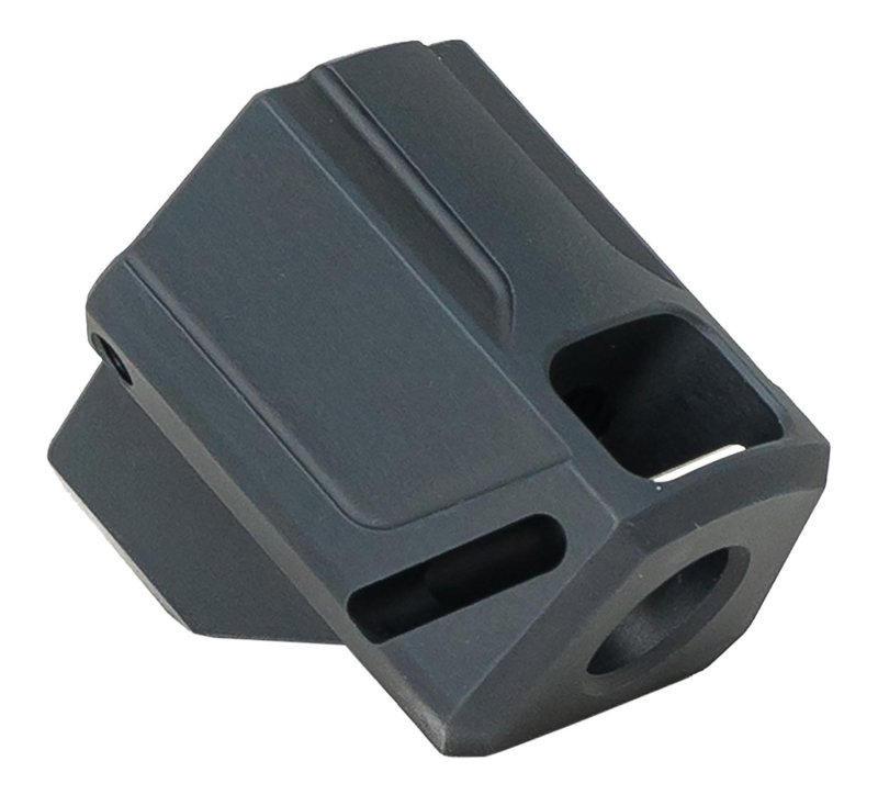 Faxon Firearms FFPACOMPDSS01 EXOS-515 9mm Compensator Black 1/2"x28 Threads