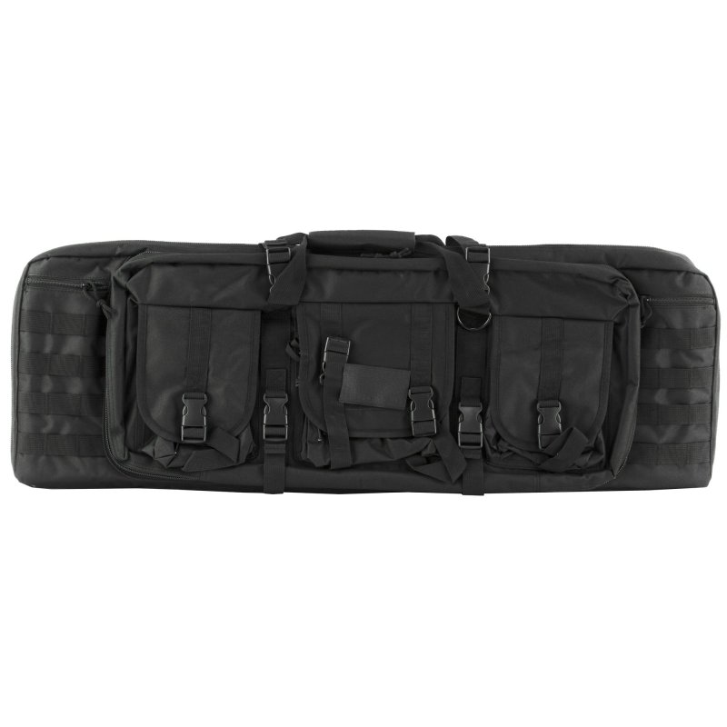 NcStar CVDC2946B-36 VISM Double Carbine Case Black 36" PVC Nylon