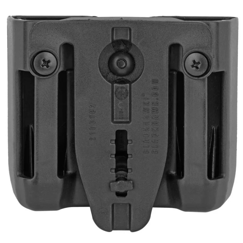 Blackhawk 410610PBK Double Stack Magazine Case Matte Black Polymer