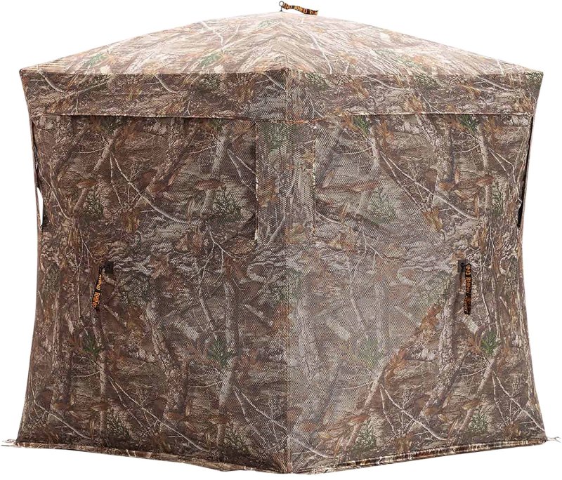 Feradyne Outdoors RBO170 5-Hub RealTree Edge 180° See-Through Blind