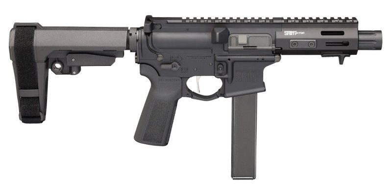 Springfield STV95509B Saint 9MM Pistol 32+1 Black SBA3 Brace