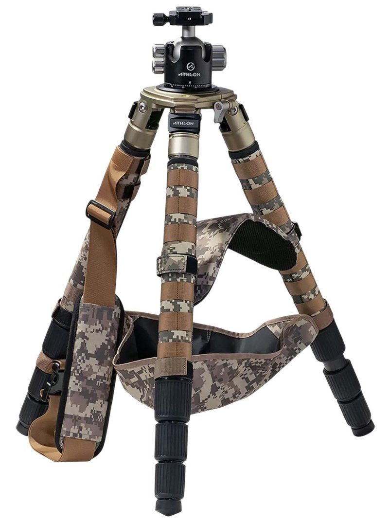Athlon Optics Midas CF32 Carbon Fiber 10-Layer Tripod Arca Ball Head 5.7lb