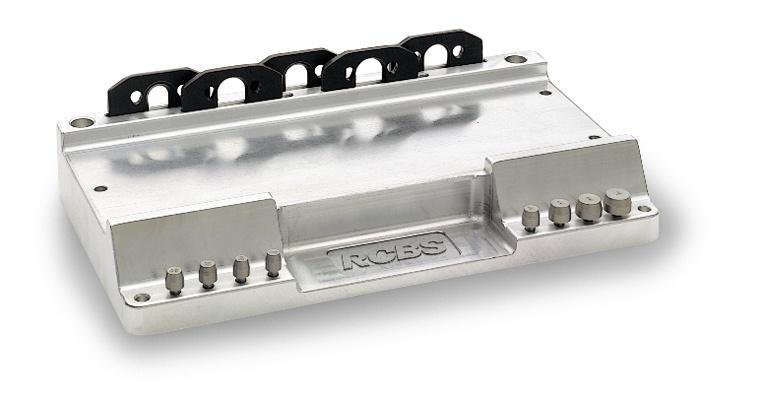 RCBS Case Trimmer Stand - Durable Aluminum with Storage for Pilots & Shell