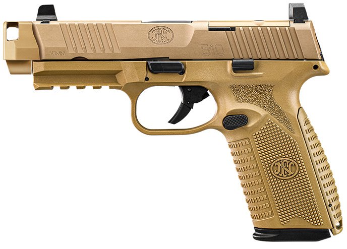 FN America 66-102127 Pistol 510 10MM 15+1 FDE Optics Ready