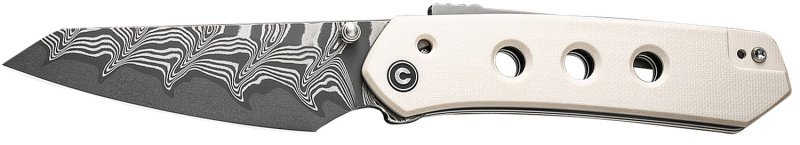 CIVIVI C22036DS1 Vision FG 3.54" Ivory G-10 Damascus Blade Knife