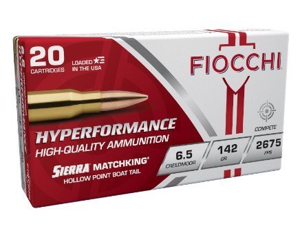 Fiocchi 65CMMKC Hyperformance 6.5 Creedmoor 140 gr Sierra MatchKing BTHP