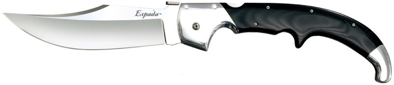 Cold Steel CS62MA Espada XL 7.5" S35VN Folding Knife G10 Handle Black