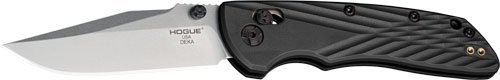 Hogue 24379 Deka 3.25" Black Polymer Clip Point Blade ABLE Lock Folder