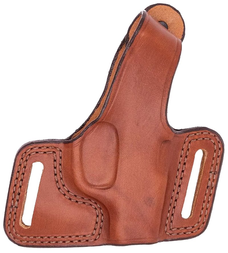 Bianchi Black Widow 16862 OWB Size 15 Tan Leather Belt Slide Holster