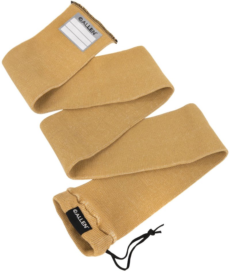 Allen 13172 Firearm Sock Coyote Silicone-Treated Knit 52" L x 3.75" W