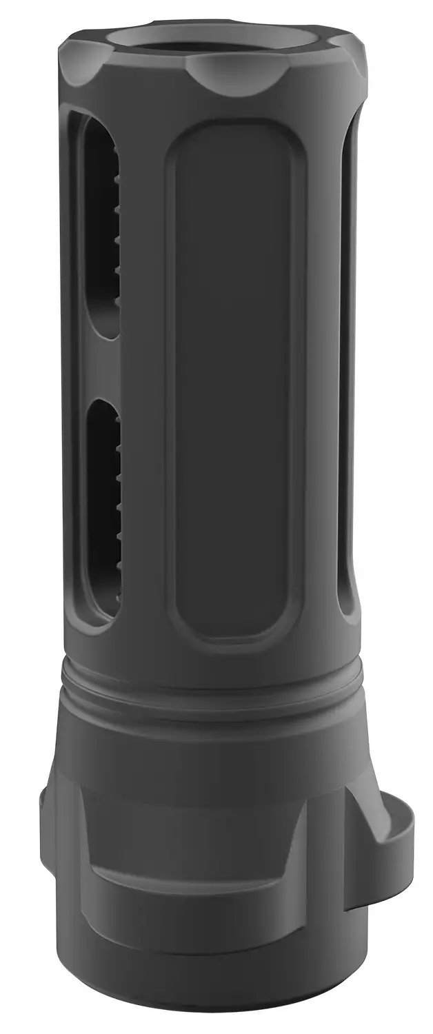 Breek Arms BRK4324 Sentinel Caged Flash Hider 9mm 5/8x24 Black Nitride