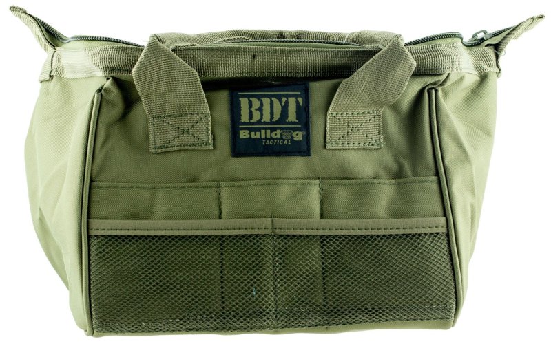Bulldog BDT405G Tactical Ammo/Tool Bag Green 10 Pockets Zipper
