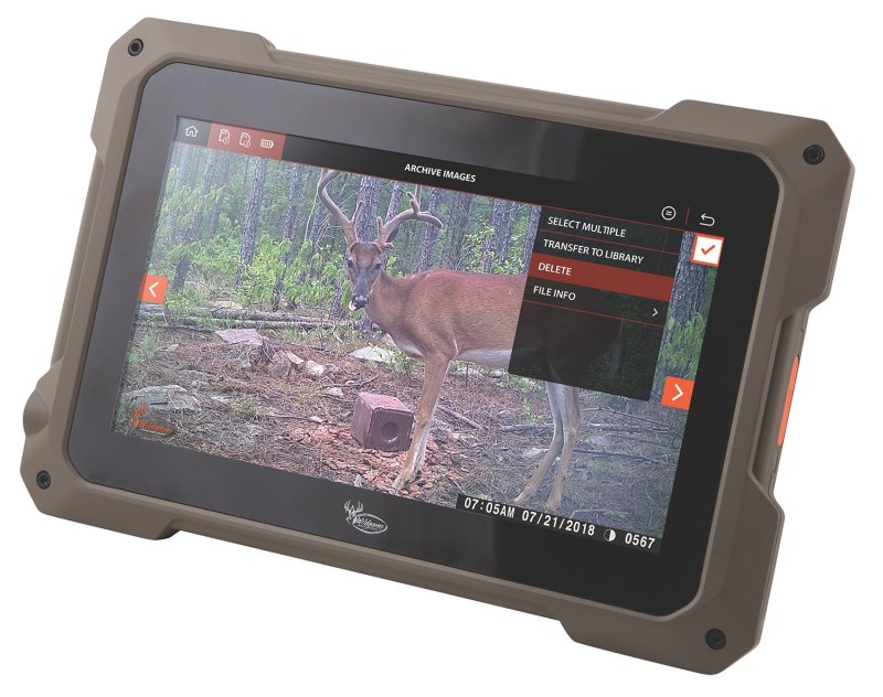 Wildgame Innovations WGIVW0009 Trail Pad 7" Touchscreen SD Viewer Brown