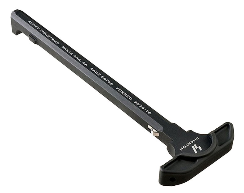 Strike Industries ARSLCHBK AR-15 Latchless Charging Handle Black Aluminum