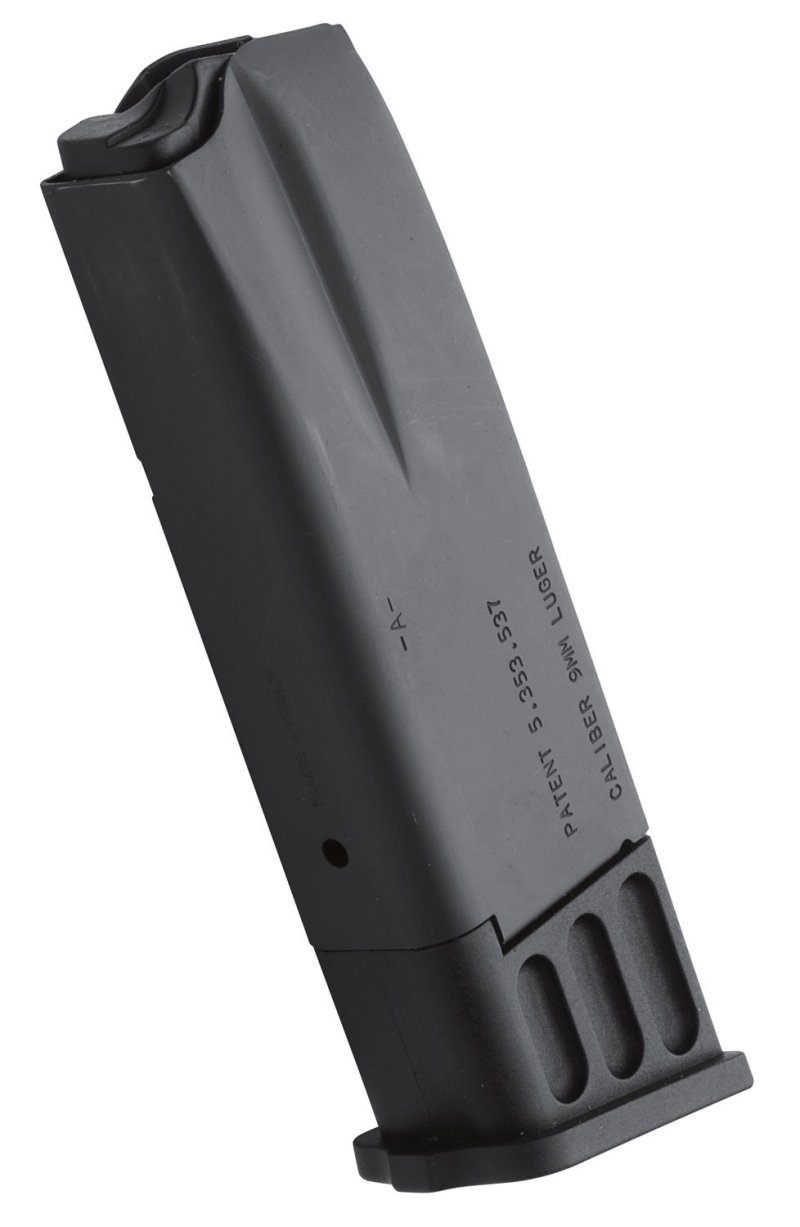 Browning Hi-Power 112050193 10rd Double Stack 9mm Luger Black Steel Magazine