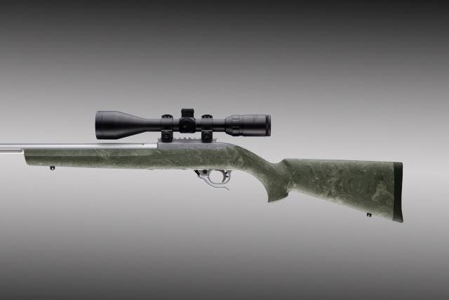 Hogue Ruger 10/22 OverMolded Stock Standard Barrel Ghillie Green