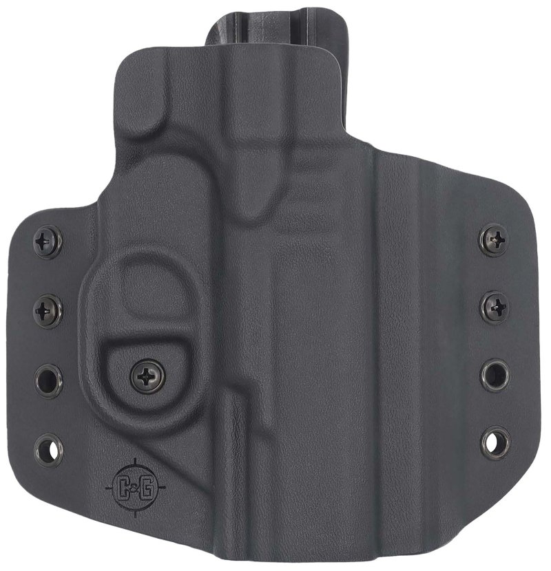 C&G Holsters 1212-100 Covert OWB Kydex Black for Walther PDP 4" Right Hand