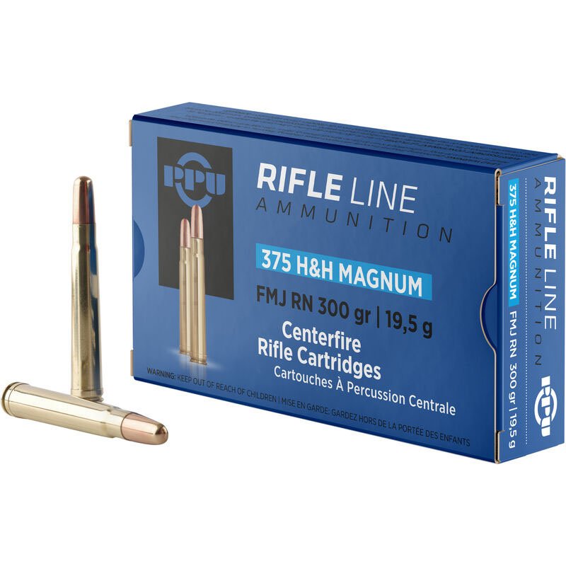 Prvi Partizan PP375F .375 H&H Mag 300 Grain FMJ 10 Round Box