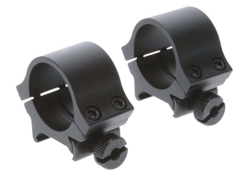TruGlo TG8961B1 Medium 1 In Matte Black Scope Rings Weaver/Picatinny